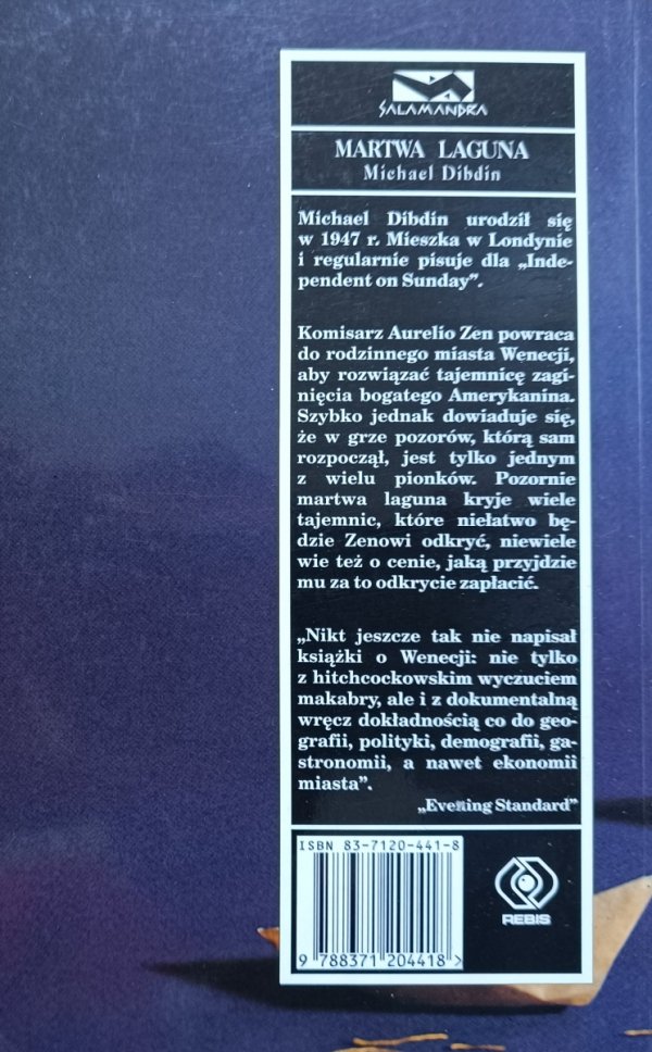 Michael Dibdin Martwa laguna