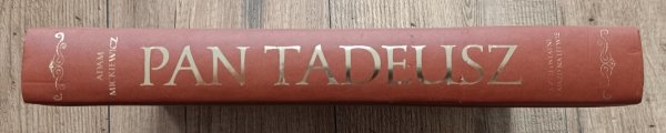 Adam Mickiewicz Pan Tadeusz / oprawa imitacja skóry