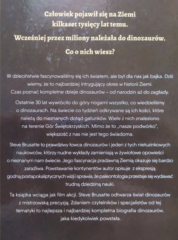 Steve Brusatte • Era dinozaurów