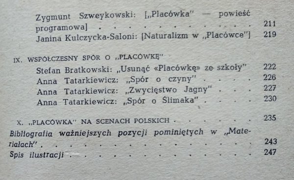 Stanisław Fita • &quot;Placówka&quot; Bolesława Prusa