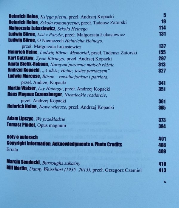 Literatura na świecie 9-10/2014 • Heinrich Heine, Ludwig Borne