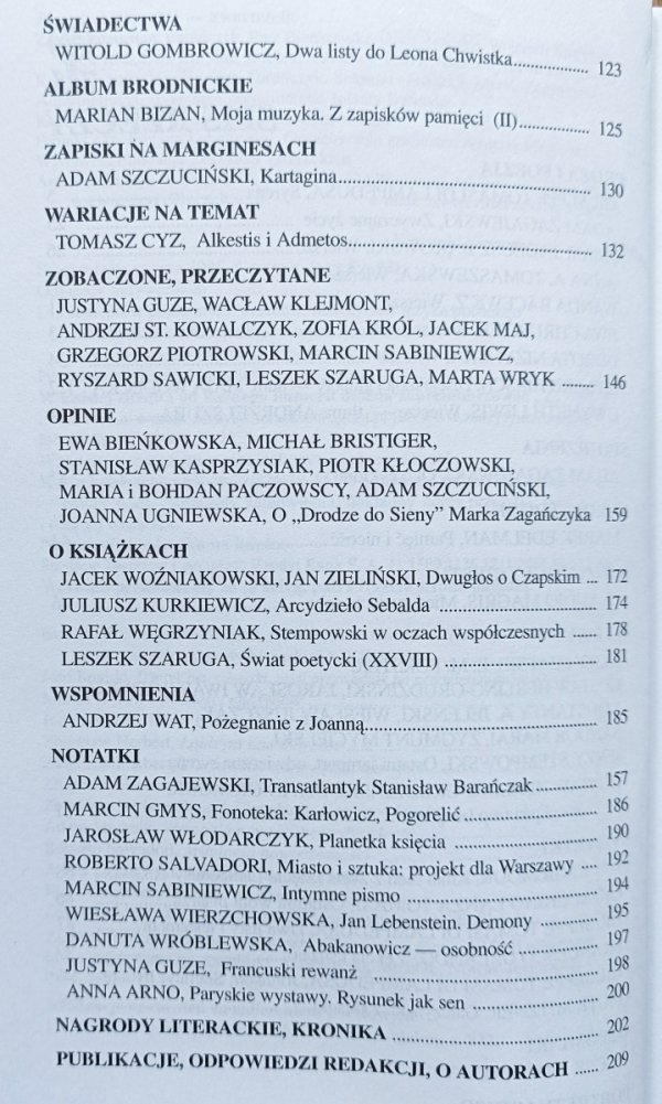 Zeszyty Literackie 91 3/2005 / Giuseppe Tomasi di Lampedusa