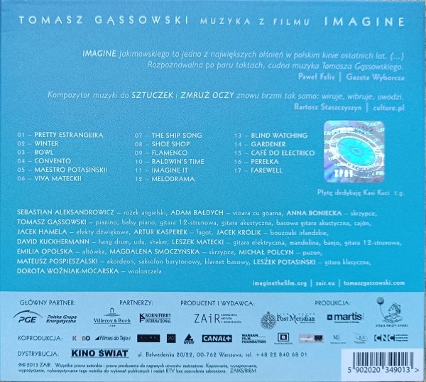 Tomasz Gąssowski Imagine CD