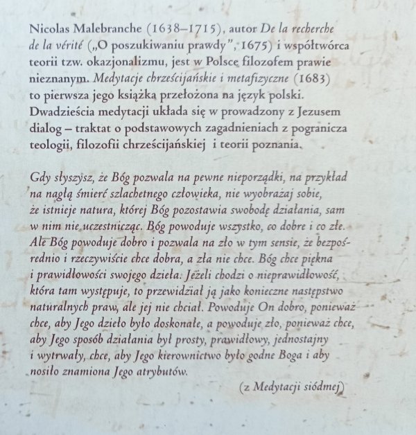 Medytacje chrześcijańskie i metafizyczne