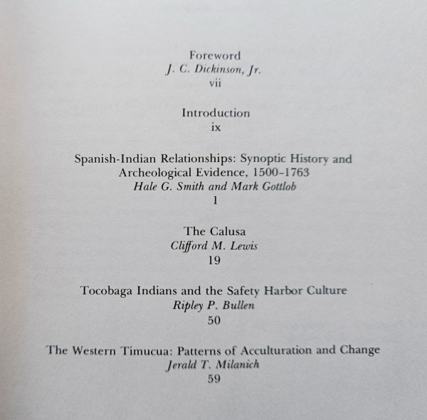 Tacachale: Essays on the Indians of Florida and Southeastern Georgia during the Historic Period