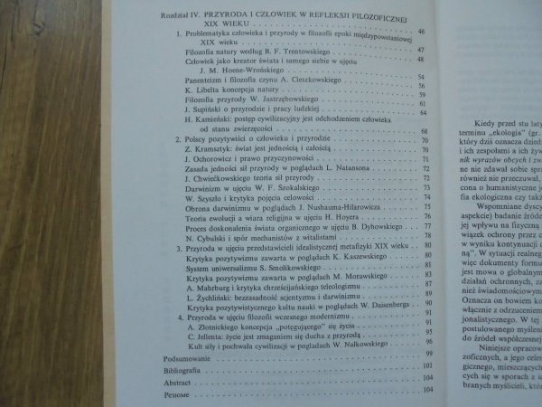 Jan Dębowski • Człowiek i przyroda w polskiej myśli filozoficznej XVI-XIX wieku (zarys problematyki)