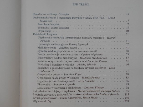 Instytut melioracji i użytków zielonych 1953 - 1995 • Księga pamiątkowa