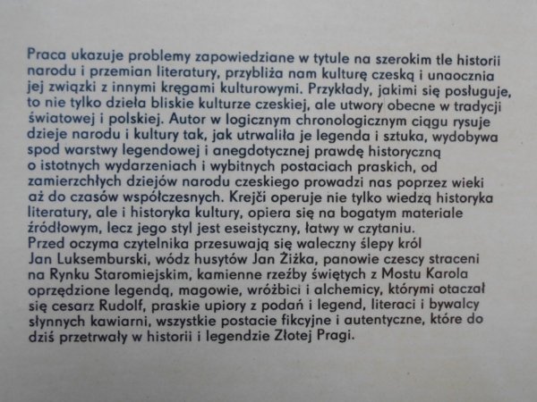 Karel Krejci Praga. Legenda i rzeczywistość
