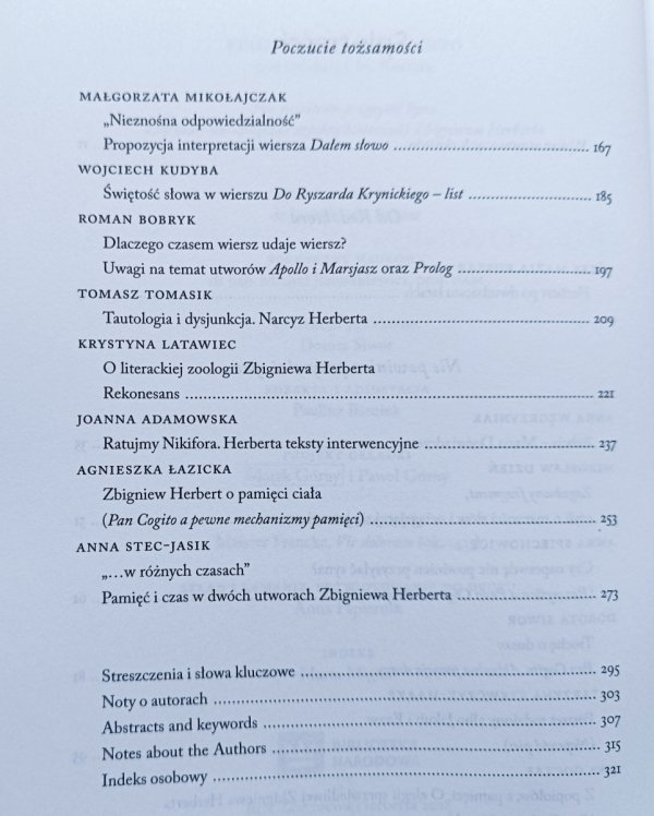 Nie powinien przysyłać syna. Etyczne i metafizyczne aspekty twórczości Zbigniewa Herberta