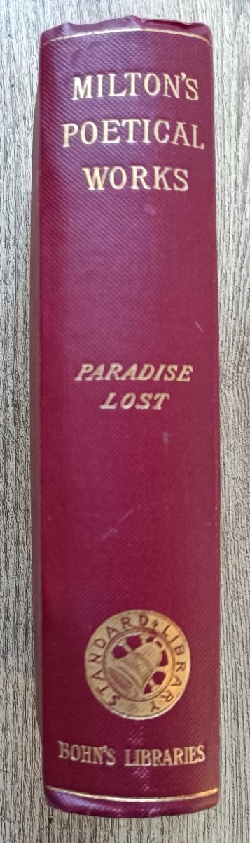 John Milton The Poetical Works vol. 1: Paradise Lost