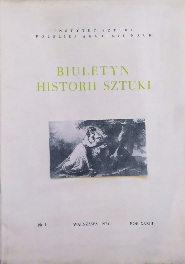 Biuletyn Historii Sztuki 1/1971 Kościół św. Jana w Jarosławiu, ikonografia, gotyckie malowidła ścienne