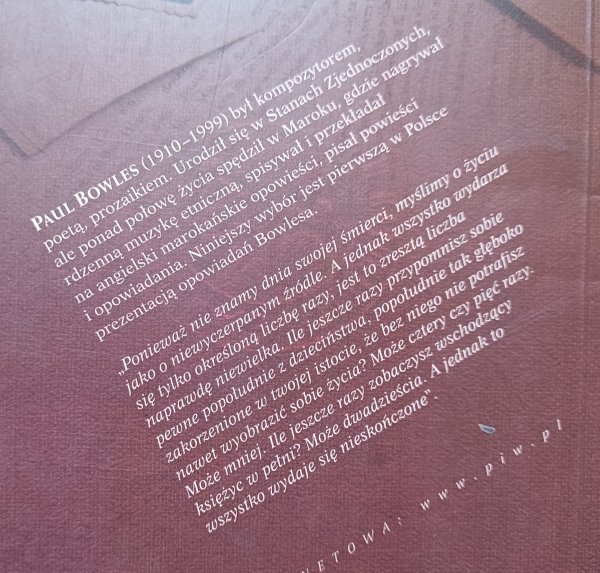 Paul Bowles Przyjaciel świata