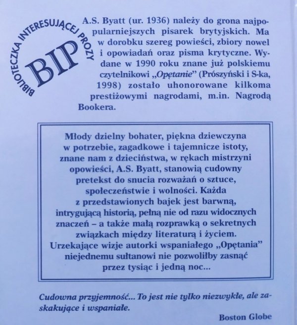 Byatt Dżinn w oku słowika