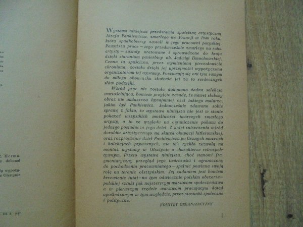 katalog wystawy • Józef Pankiewicz