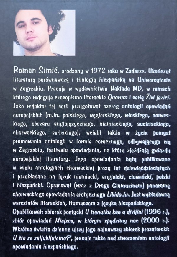 Roman Simić Miejsce, w którym spędzimy noc