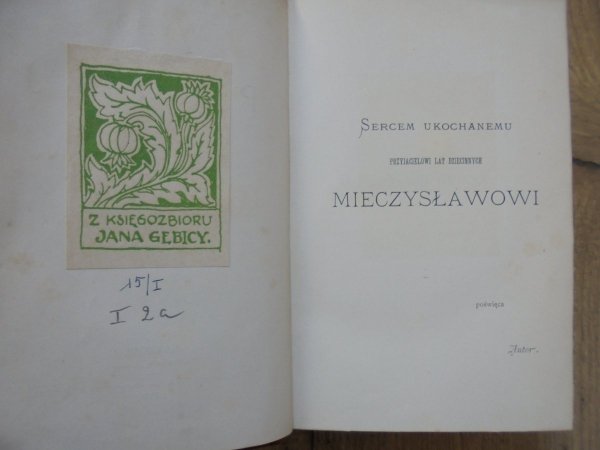 Teofil Lenartowicz • Wybór poezyj. Poezye [1876, 1895, komplet] [zdobiony półskórek]