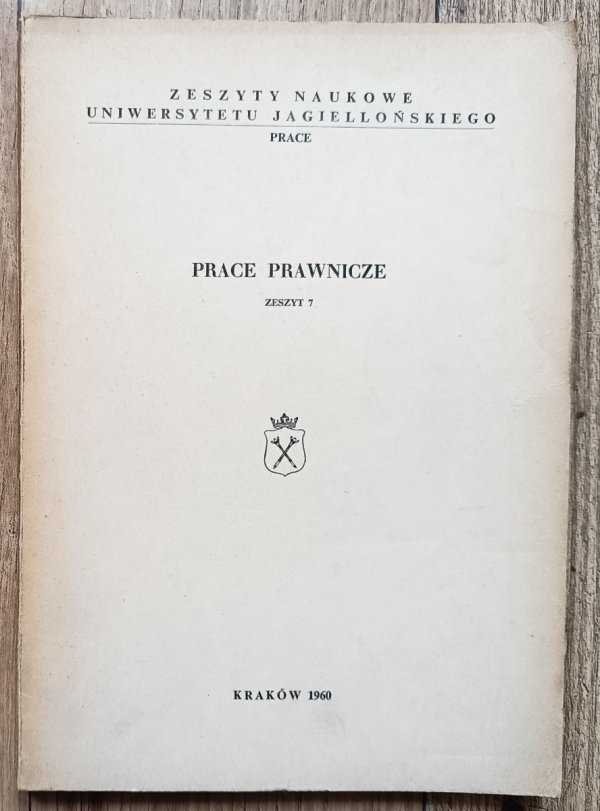 Prace prawnicze zeszyt 7