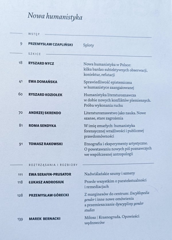 Teksty Drugie 1/2017 / Nowa humanistyka