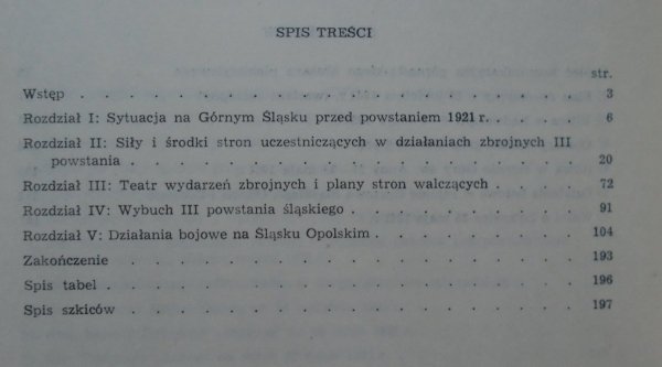 Mieczysław Wrzosek • Powstańcze działania zbrojne w 1921 w opolskiej części Górnego Śląska