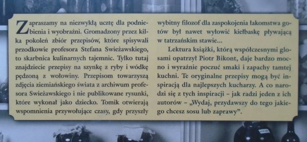 Stefan Swieżawski • Spis sekretów kulinarnych Stefana Swieżawskiego