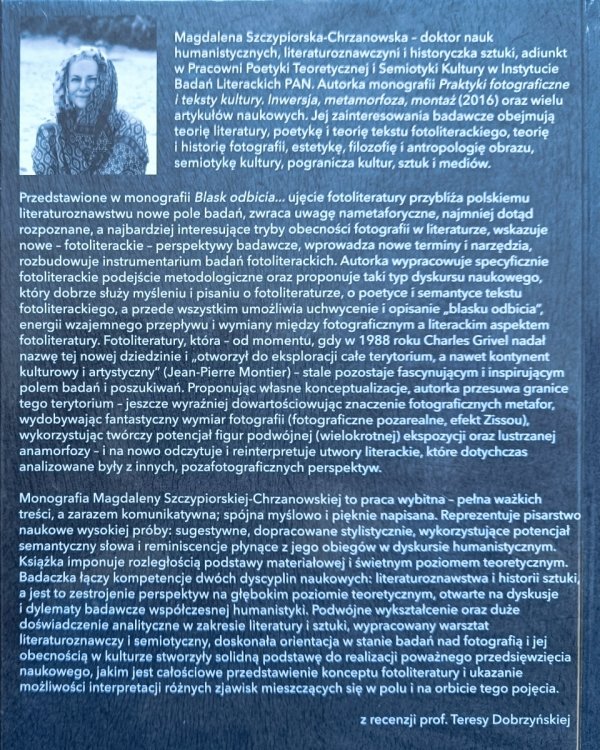 Blask odbicia. Fotoliteratura: motywy, modele, metafory