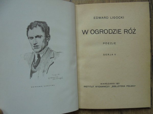 Edward Ligocki W ogrodzie róż [1921]