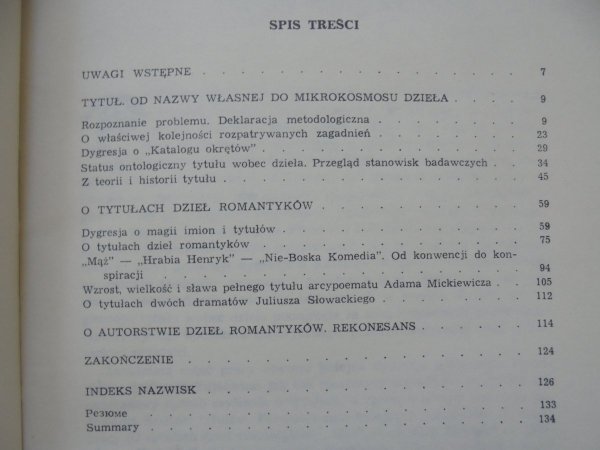 Marek Piechota • O tytułach dzieł literackich w pierwszej połowie XIX wieku