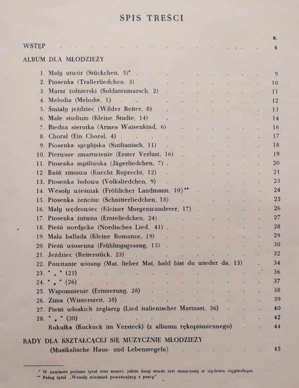 Robert Schumann Album dla młodzieży op. 68 na fortepian