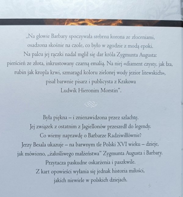 Jerzy Besala Barbara Radziwiłłówna i Zygmunt August