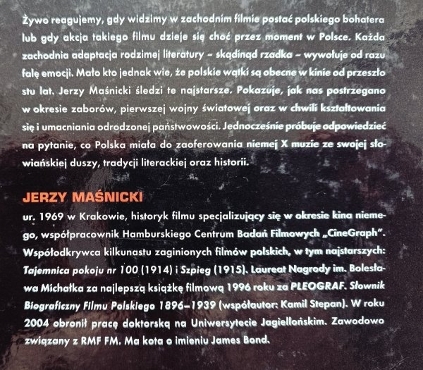 Jerzy Maśnicki Niemy kraj. Polskie motywy w europejskim kinie niemym 1896-1930