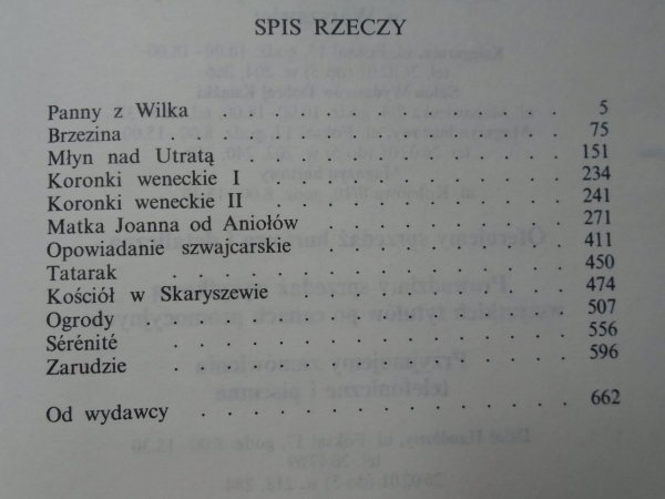 Jarosław Iwaszkiewicz • Opowiadania