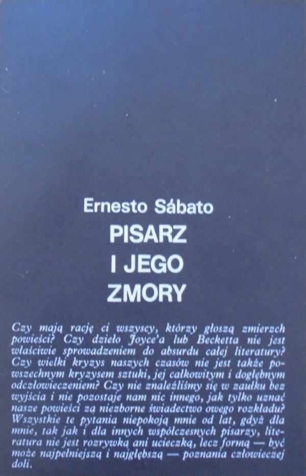 Ernesto Sabato • Pisarz i jego zmory