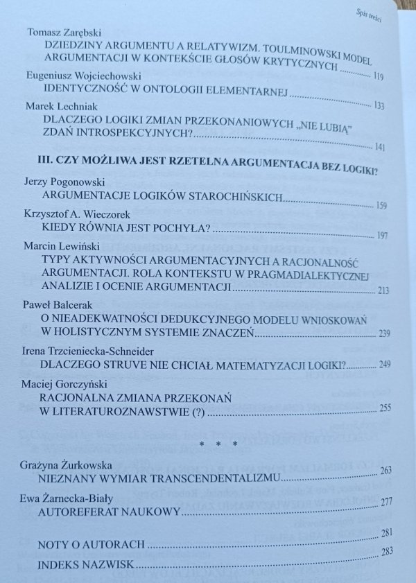 Argumentacja i racjonalna zmiana przekonań