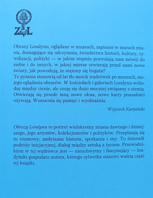 Wojciech Karpiński Obrazy Londynu