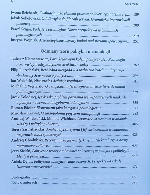 Odmiany współczesnej nauki o polityce 1/2