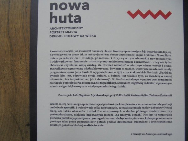 Nowa Huta. Architektoniczny portret miasta drugiej połowy XX wieku