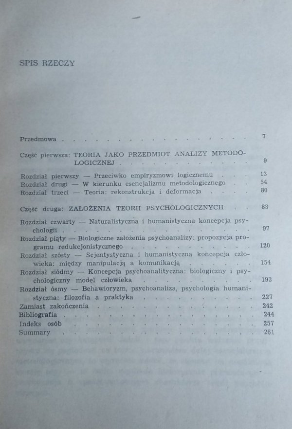 Elżbieta. Paszkiewicz • Struktura teorii psychologicznych