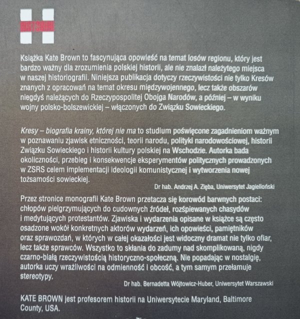 Kate Brown Kresy. Biografia krainy, której nie ma