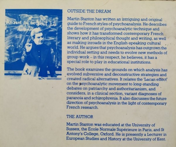 Martin Stanton • Outside the Dream. Lacan and French Styles of Psychoanalysis