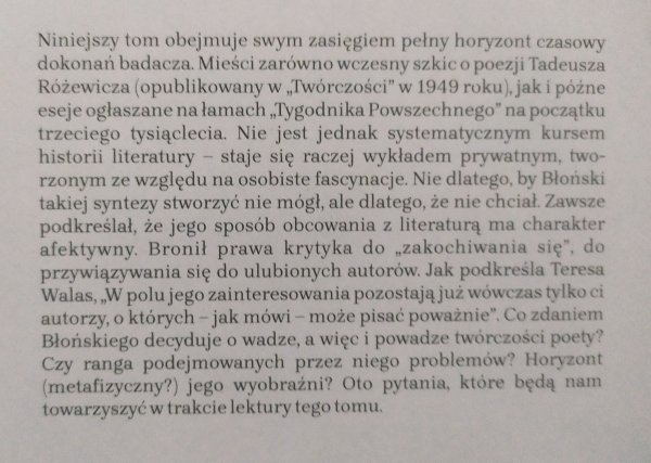 Jan Błoński Język właściwie użyty. Szkice o poezji polskiej drugiej połowy XX wieku