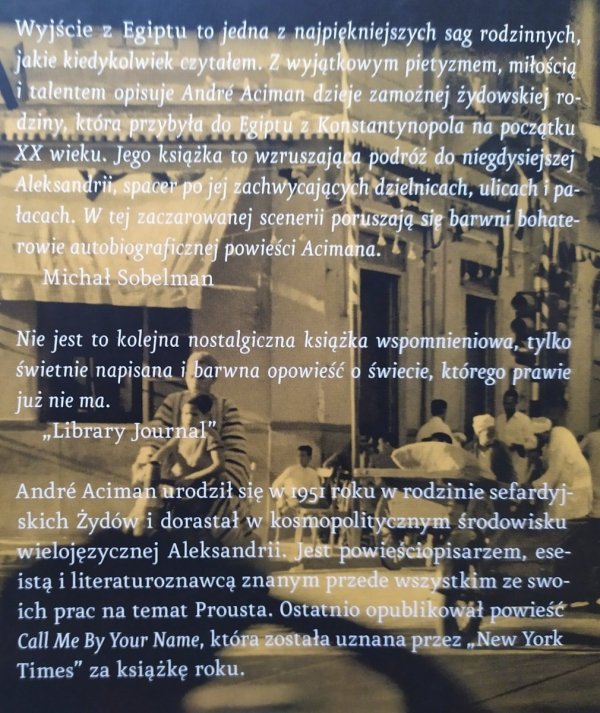 Andre Aciman Wyjście z Egiptu