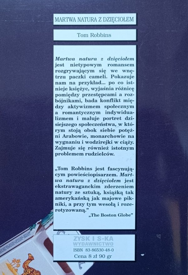 Tom Robbins Martwa natura z dzięciołem