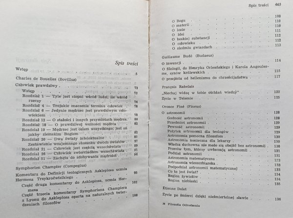 red. Andrzej Nowicki Filozofia francuskiego odrodzenia