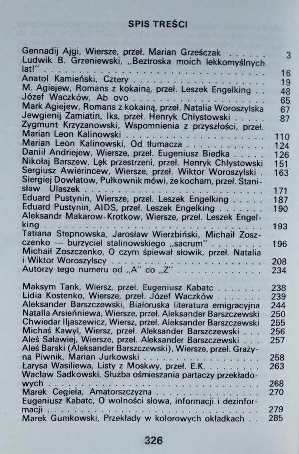 Literatura na Świecie 10/1993 (267) • Literatura rosyjska