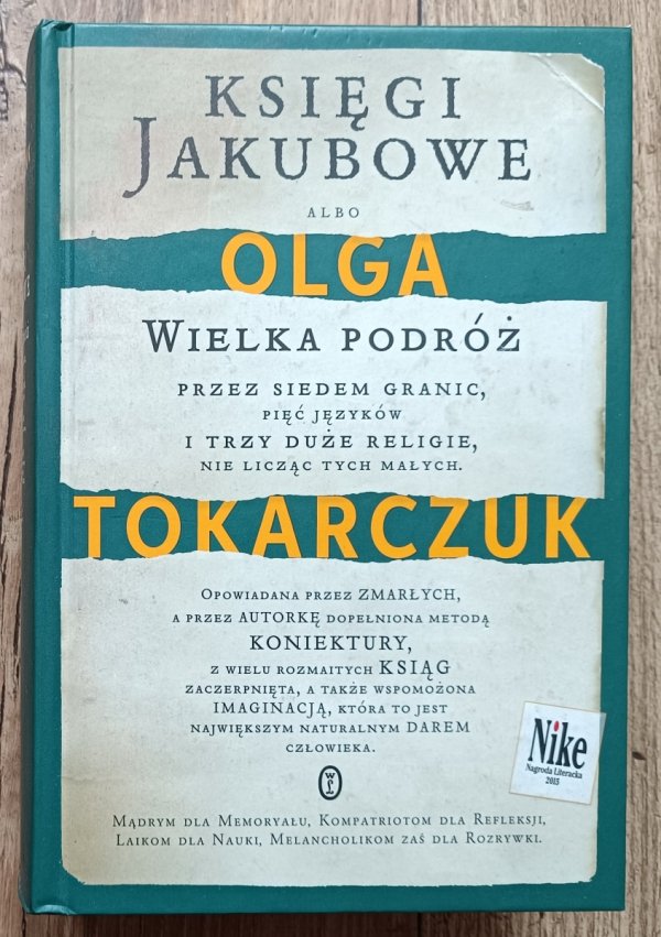 Olga Tokarczuk Księgi Jakubowe
