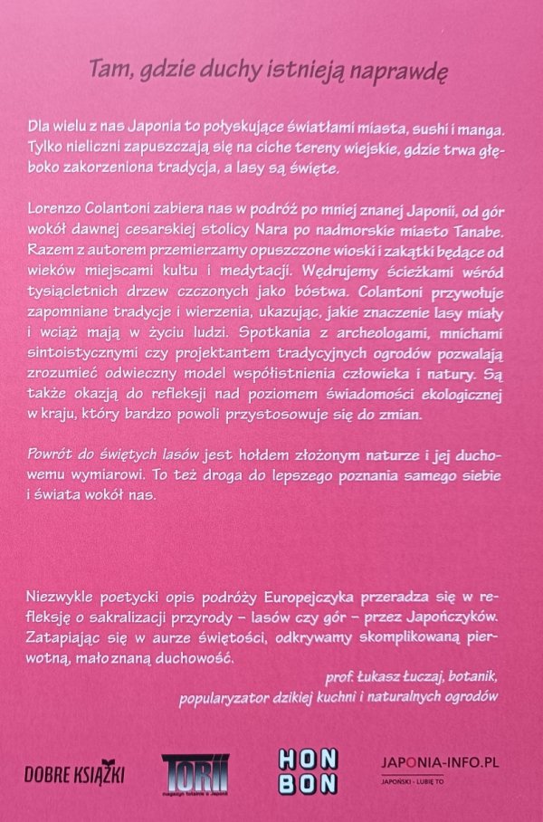 Lorenzo Colantoni Powrót do świętych lasów. Zapiski z Japonii