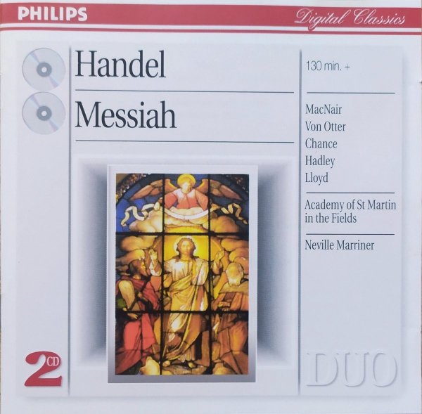 George Frideric Handel, Neville Marriner Messiah 2CD DUO