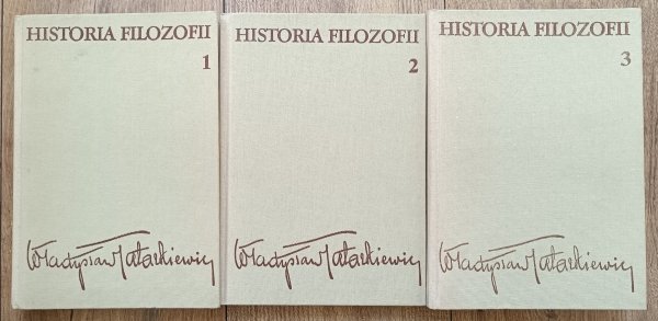 Władysław Tatarkiewicz Historia filozofii 1/3