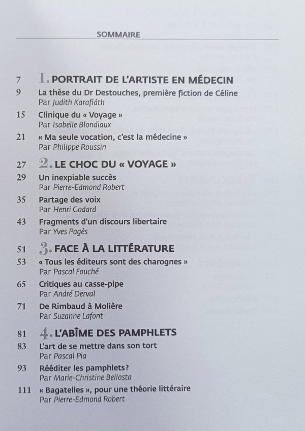 Louis Ferdinand Celine / Le Magazine Litteraire
