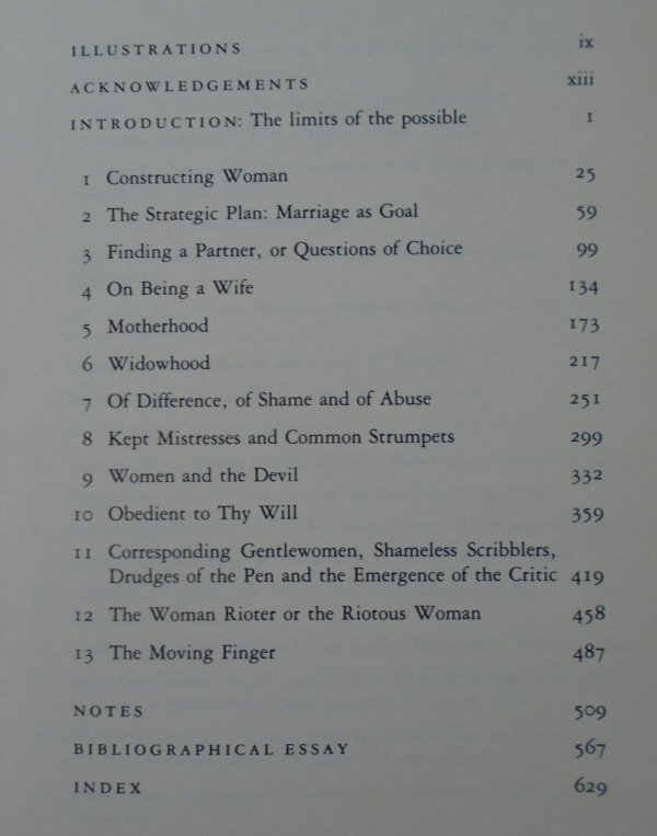 The Prospect Before Her. A History of Women in Western Europe 1500-1800